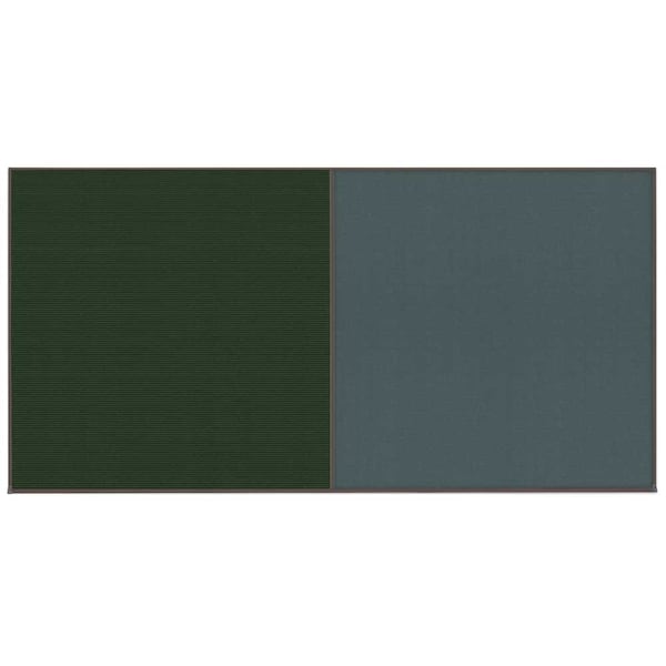 Enclosed Corkboard, 1 Door, 72"x36", 4" Fra, UV3411-SATIN-BUFF